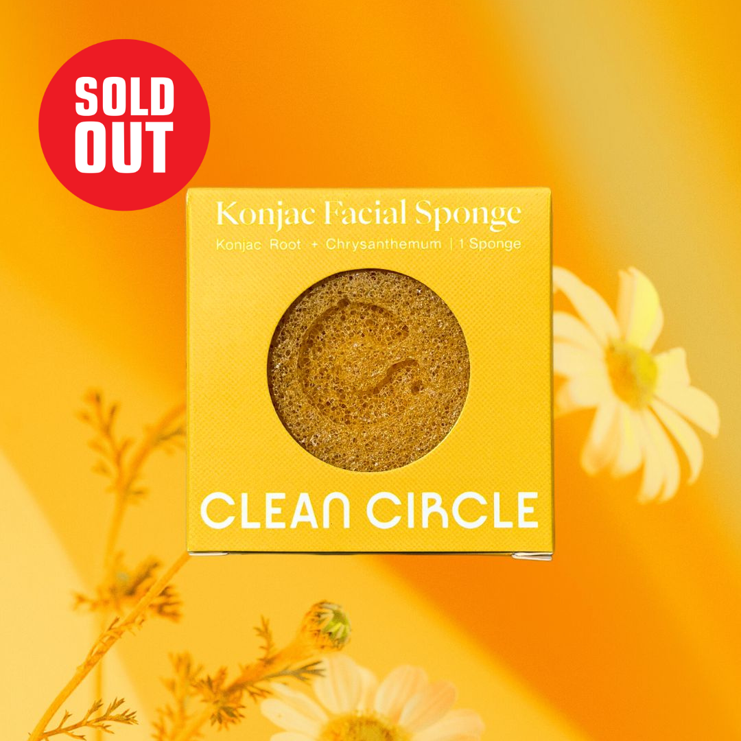 Limited Edition Konjac Facial Sponge Clean Circle