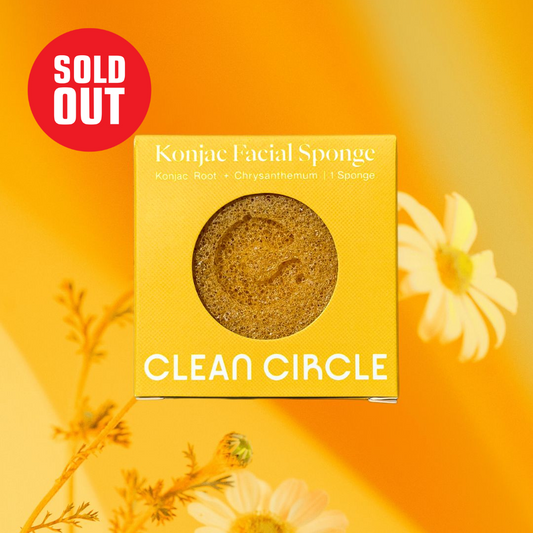Limited Edition Konjac Facial Sponge Clean Circle