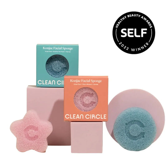 Konjac Facial Sponge Clean Circle