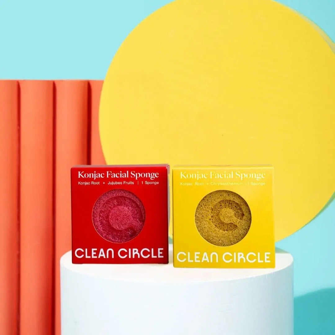 Limited Edition Konjac Facial Sponge | Sustainable Skincare Clean Circle