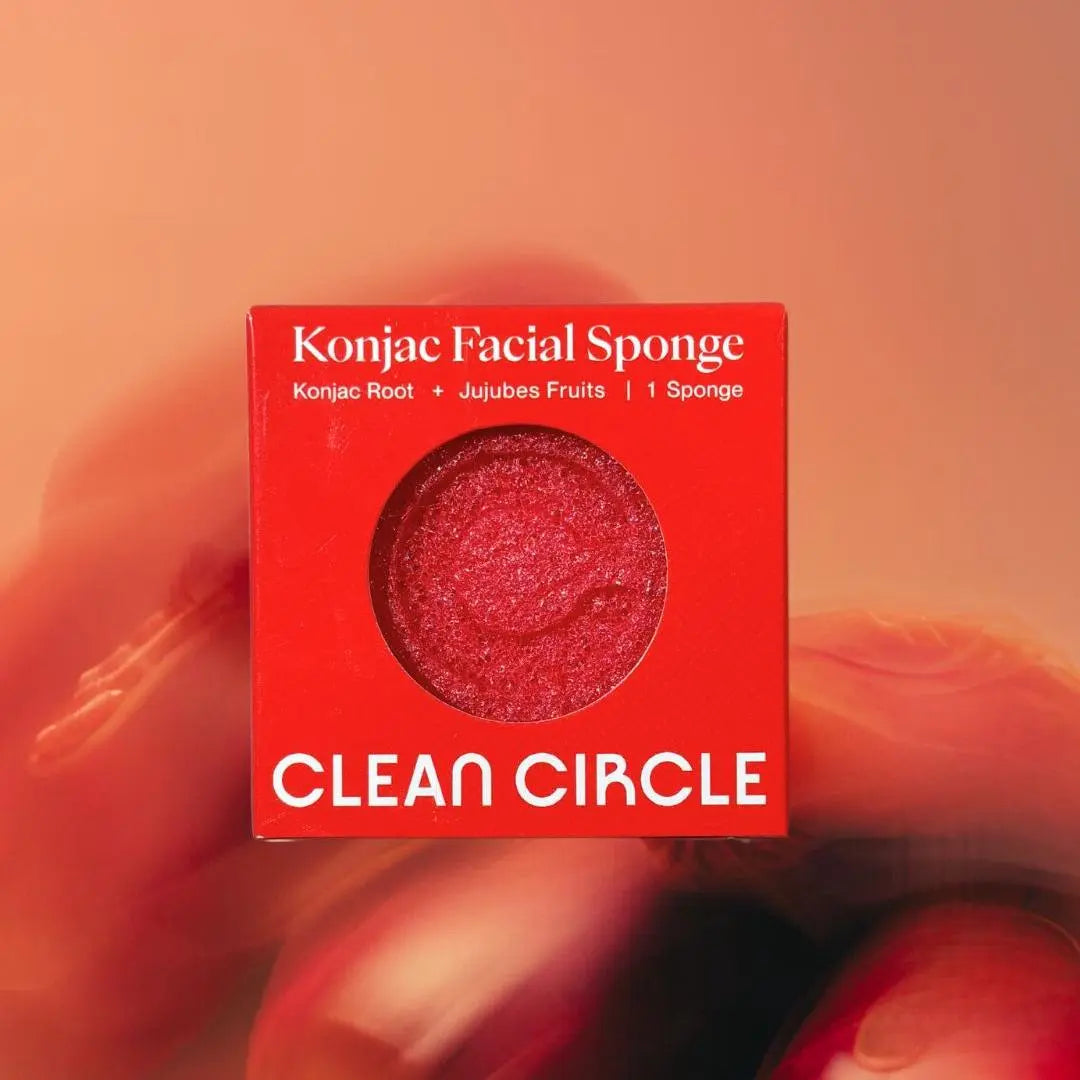 Limited Edition Konjac Facial Sponge | Sustainable Skincare Clean Circle